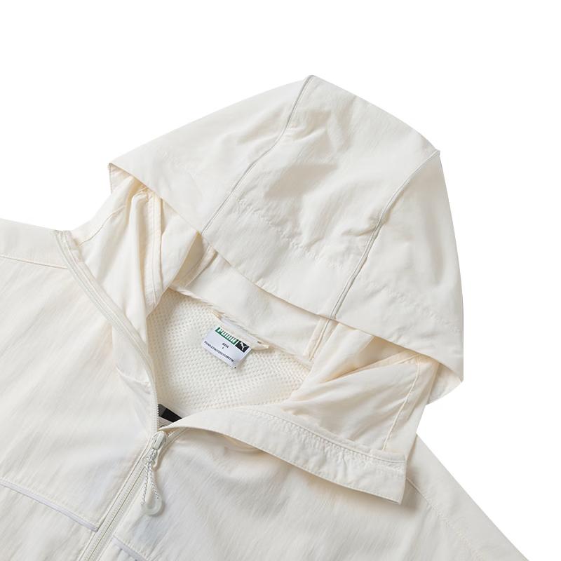 Puma Comfortable Breathable Running Fitness Training Hooded Solid Jacket Men Jackets White 628484-87