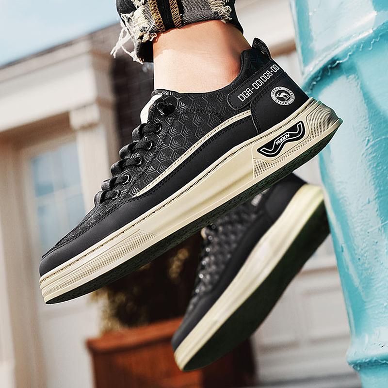 Mode CYYTL Herrenschuhe Atmungsaktive Sneaker Sommer Lässig Outdoor Wandern Sport Laufen Luxus Designer Tennis Plateau Mode Slipper