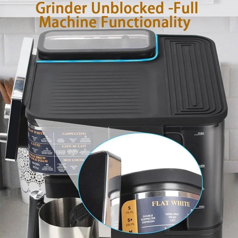 Coffee Top Mat for Ninja ES601 Luxe Espresso Coffee Machine Anti-Slip Waterproof Heat-Resistant Silicone Cover Cafe Accessories