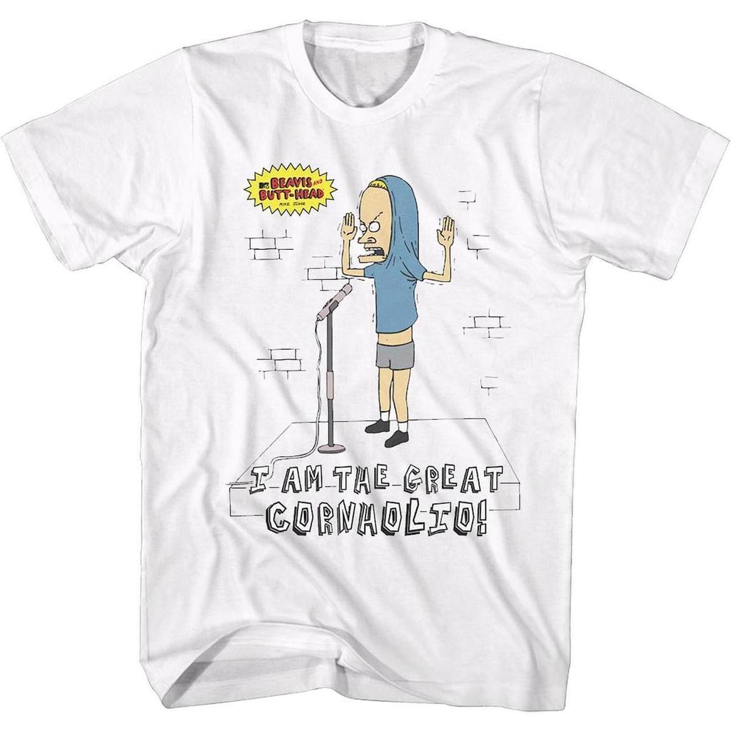 1993 Geanimeerde Tekenfilm Beavis en Butt-head Amerikaans Casual Fitness Los Puur Katoen Heren T-shirt Dames Korte Mouw Koppel