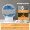LED RGB Sand Painting Table Lamp Flowing Hourglass Desktop Ornament 3D Sandscape Lamp Suitable for Desk Bedroom Bedside Lamp