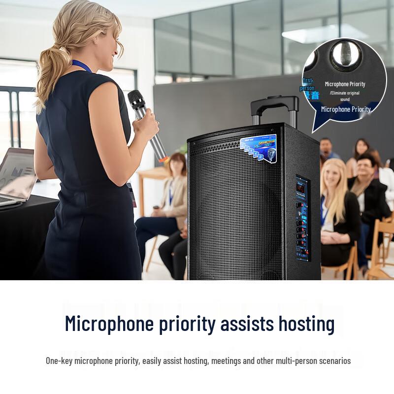 SAST High Power Outdoor Portable Bluetooth K-Song Speaker