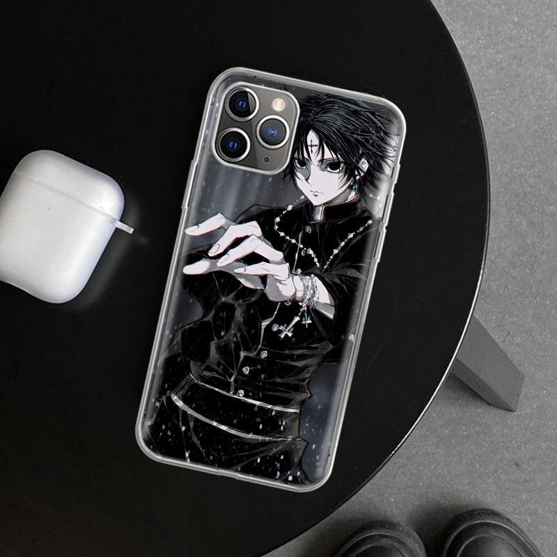 Huner X-Hunters Chrollo Shizuku Phone Case Cover for iPhone 11 12 13 Mini 14 15 Plus 16 Pro Max 17 Air 7 8 + SE Art Customized F