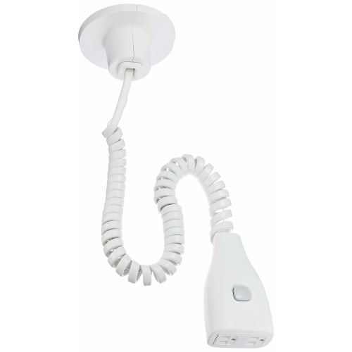 Panasonic Grounding Reeler Outlet Grounding 2P15A with Hook Cap, 1.8m White WG871281W