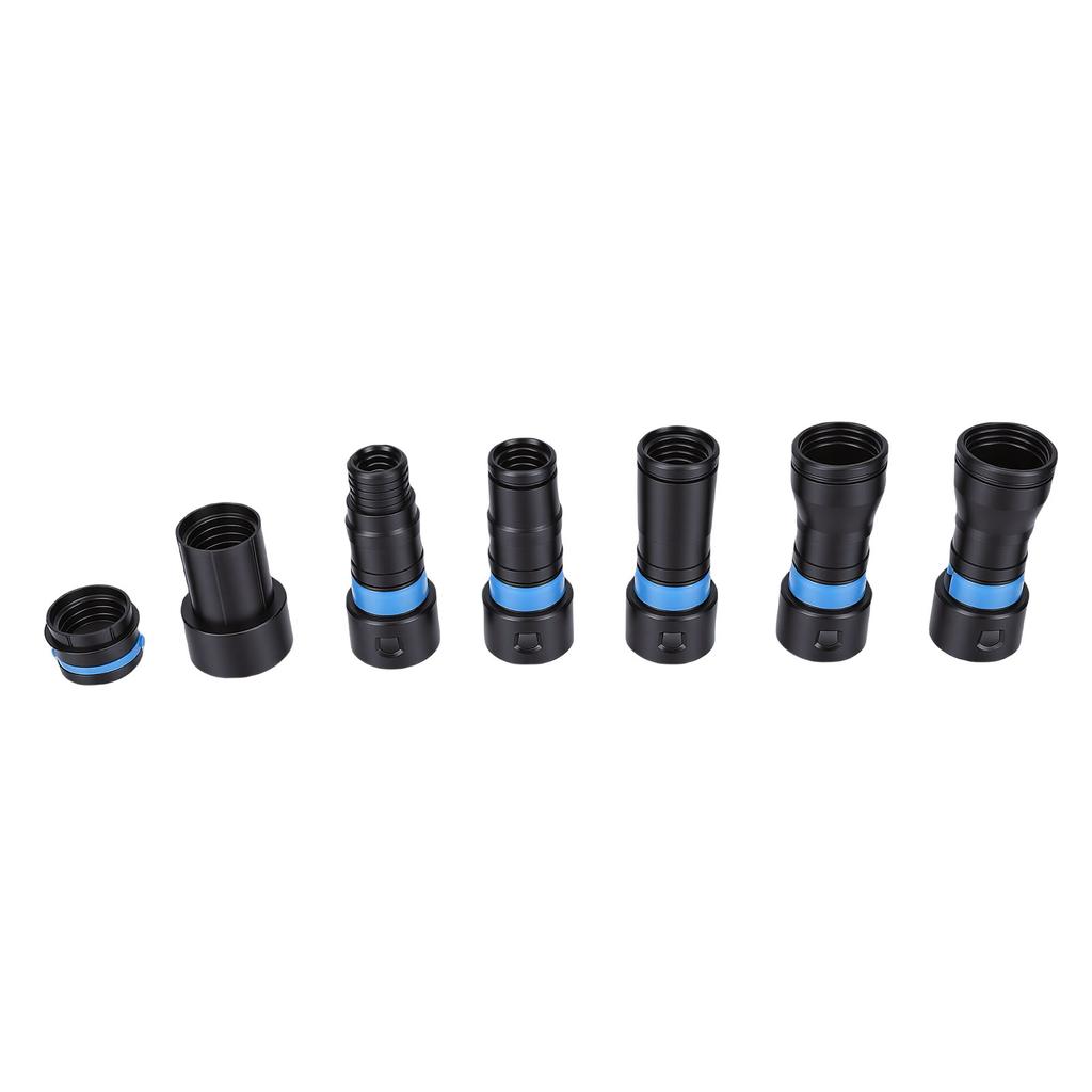 7PCS Vacuum Hose Expansion Adapters Dust Collection Quick Connectors for Home Workshop Vacuuming System Power Tool