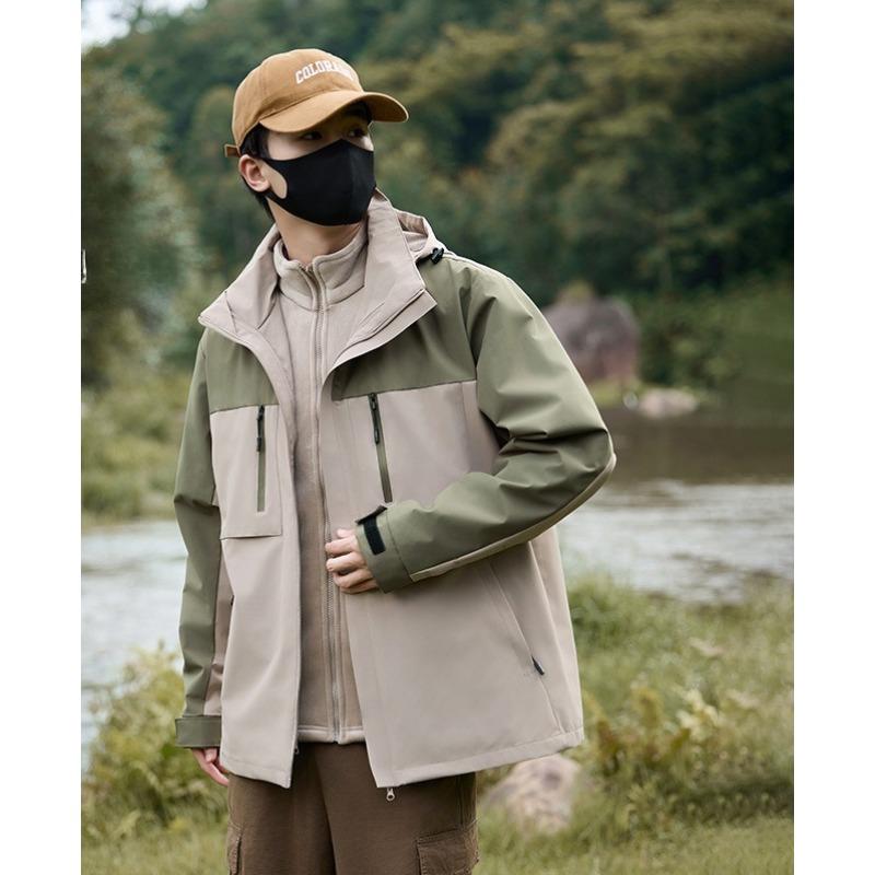 

Зимний костюм-тройка из двух частей: куртка, графеновая ветрозащитная и одежда для альпинизма 3XL