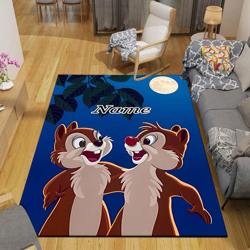 Custom 1Pc Chip Dale Adventure Rug Office Carpet Indoor Outdoor Entrance Doormat Nonslip Soft And Comfortable Living Room D91619