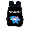 Mr Beast Lightning Cat Rucksack Für Studenten Und Outdoor-Nutzung Nylon Kreatives Muster