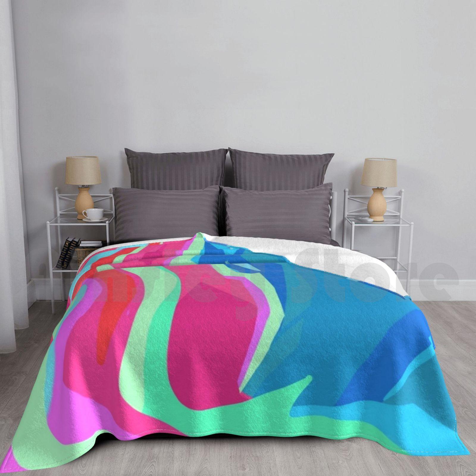 Flames Meet Blanket Fashion Custom Promare Lio Lio Fotia Galo Galo Thymos Burning Burning Rescue Mad Burnish Size: 75*100cm, Weight: 230 GSM