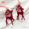 New Year Xmas Tree Ornament Creative Xmas Tree Charm New Pendant  Merry Christmas