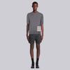 TB Unisex Summer T-Shirt Round Neck Versatile Classic Four Bar Knit Sweater Casual Base Top with Half Sleeves
