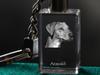Azawakh, Tuareg Sloughi - Crystal Key Ring with Dog Photo, Illuminated Key Ring, Unique Gift by Art-Dog Brand