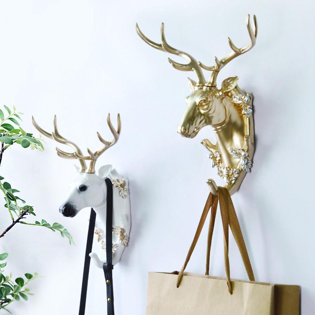 -Wall Decor Resin Decorations Wall Mount Hanging Statue Sculpture for Party Cabinet