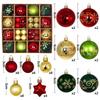 44Pcs Christmas Ball Ornament Set Big Xmas Tree Hanging Pendant Snowflake Merry Christmas Decoration 2025 New Year Party Gift