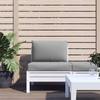 2 Piece Pallet Cushions Gray Oxford Fabric