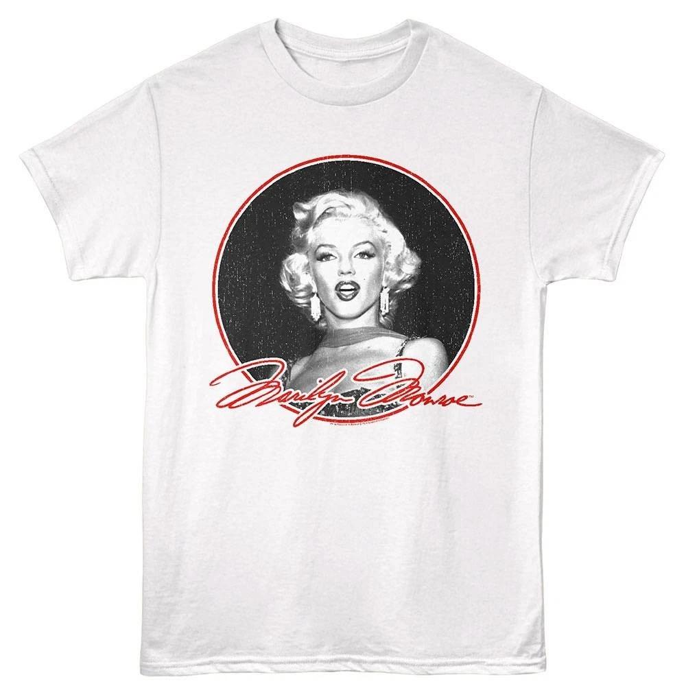 Marilyn Monroe Signature Portrait Men s T Shirt 4XL