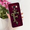 For Samsung S8 Clear Case SM-G950FD Luxury Crown A-Z Letters 2D Flat Pattern Funda For Samsung Galaxy S8 G950F Soft Phone Casing