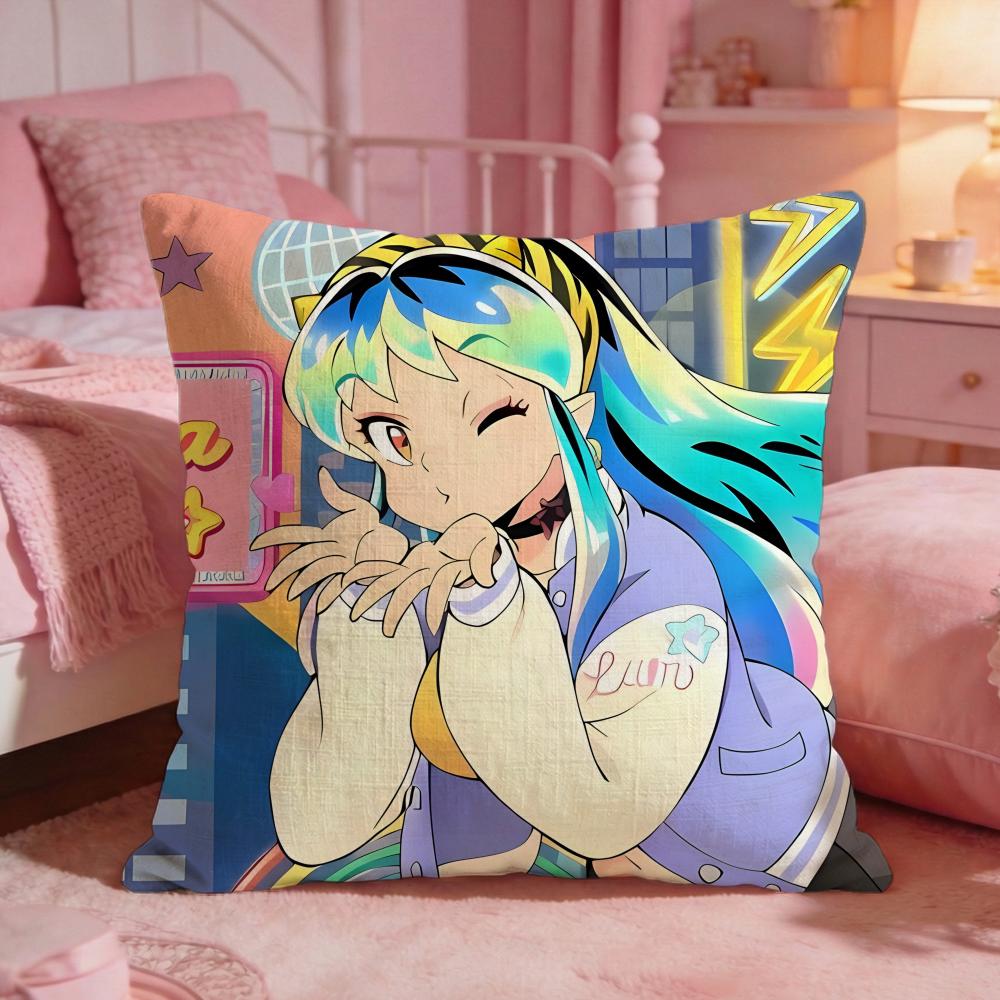 Urusei YYatsuras Anime Hot Cushion Cover Premium Comfort Reversible Pillow Cove Two In One Design For Any Room Car Interior