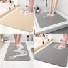 Slip Non Bathroom Rubber Floor Mat Anti Skid Shower Toilet Bathroom Room Supplie