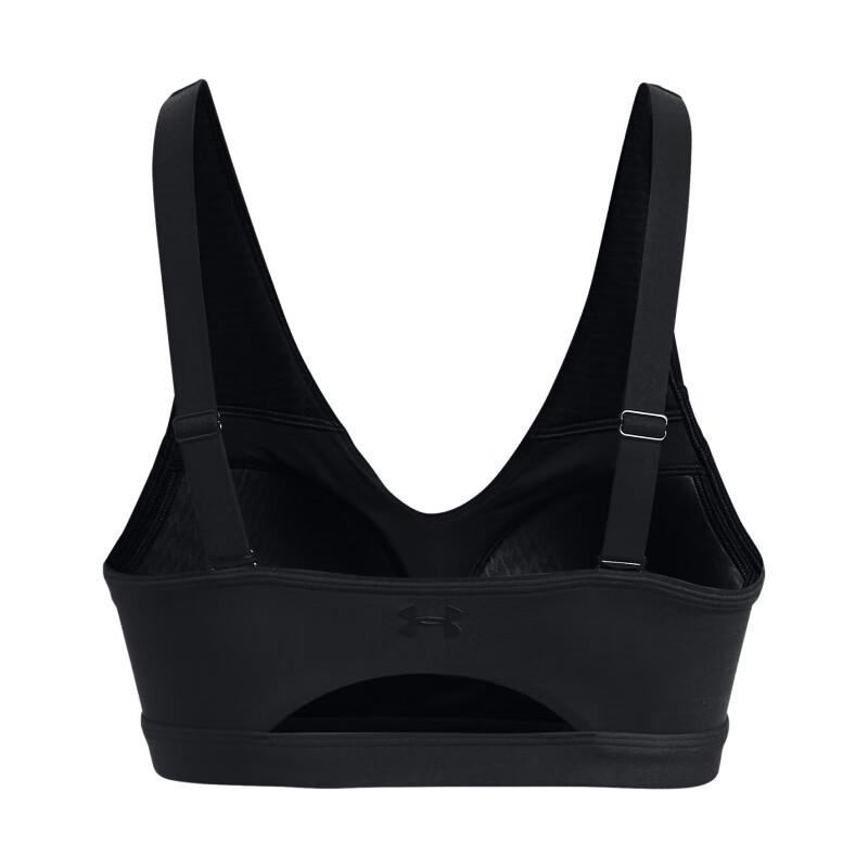 Under Armour SmartForm Solid Fit Medium Support Sports Bra Women Underwear Black 1373826-001