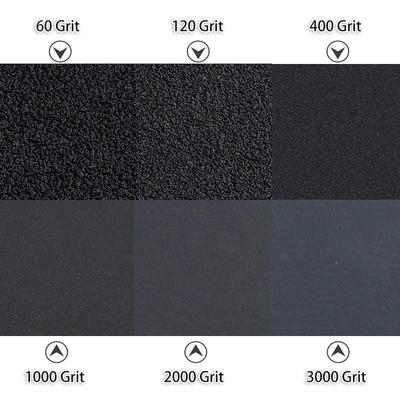 102 Pcs Wet Dry Sandpaper 60 To 3000 Grit Assortment 3 X 5.5 Inch Abrasive Paper for Automotive Sanding, Wood Furniture Finishing