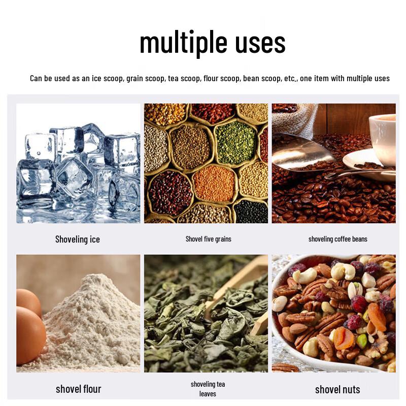 Multifunctional Thickened Plastic Food Scoop