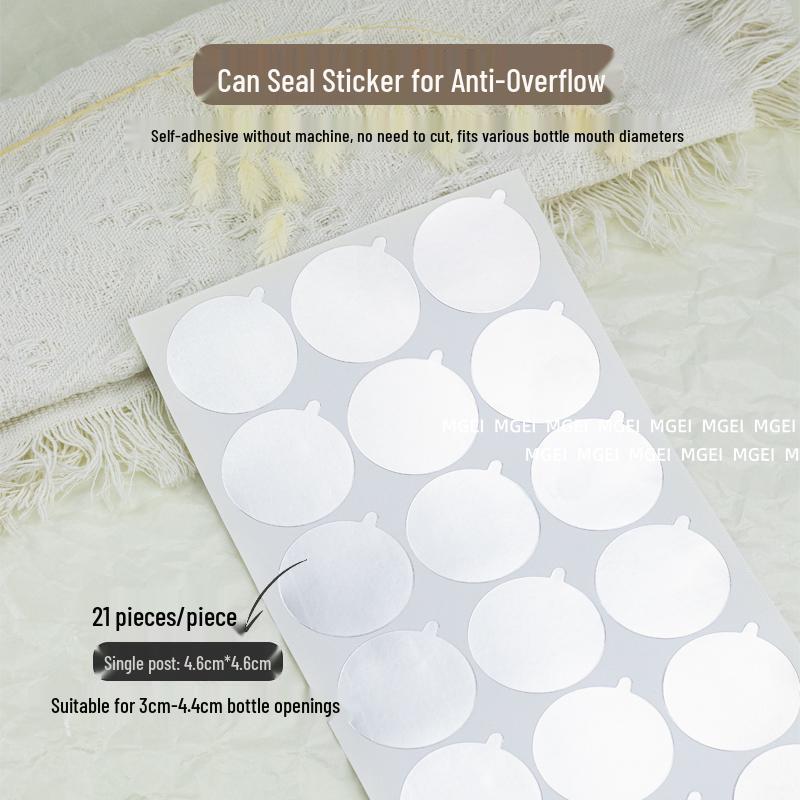 Japanese Nail Art Glue Sealing Sticker - Leak-proof Self-adhesive Aluminum Foil