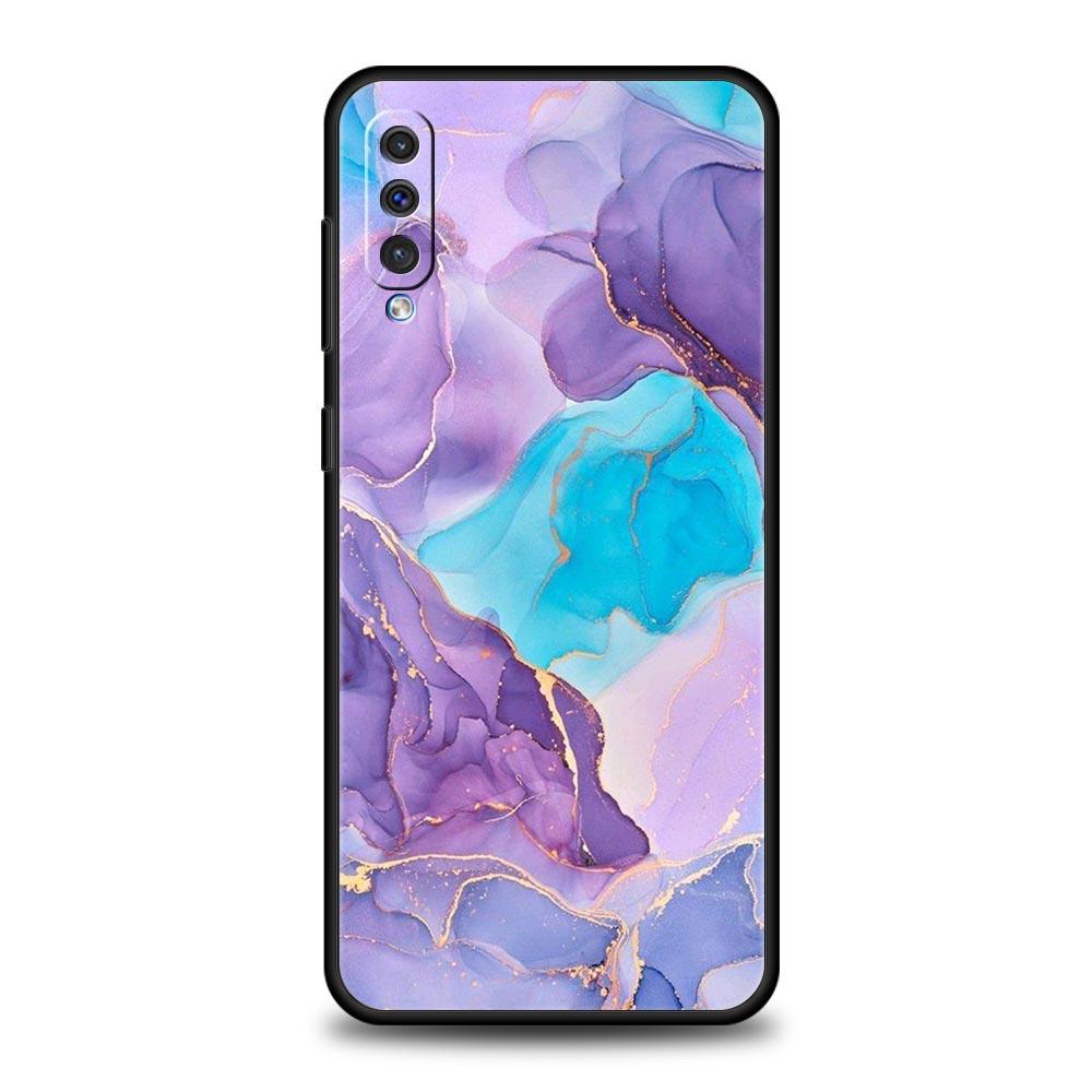 

Чехол для телефона Samsung Galaxy A52 A14 A50 A70 A10S A30 A40 A20S A20E A02S A12 A22 A72 A32 5G A04s, силиконовый чехол с мраморными чернилами Samsung A20E