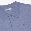 Lambda Men S Merino Wool Golf Knit Polo Long Sleeve Shirt Arctic Blue 52439