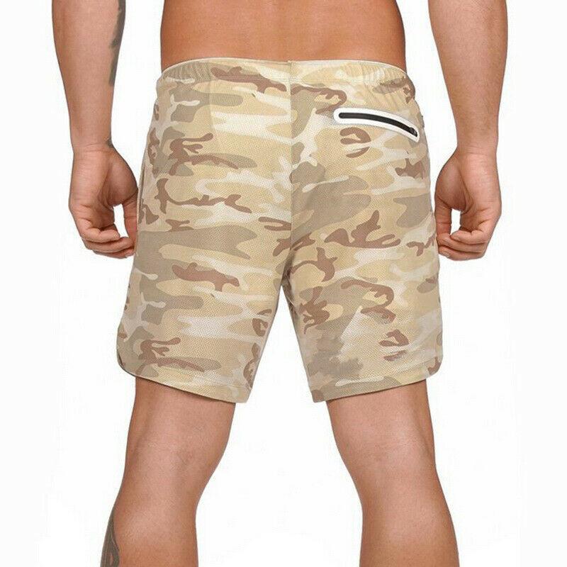 Men's Gym Fitness Bodybuilding Jogging Sport Shorts Casual Pants With Secure Pockets For Enhanced Convenience