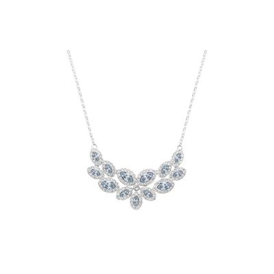 Baron Series Leaf Shaped Necklace Blue Women Necklace 5528900