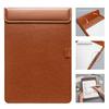 PU Leather Signature Writing Pad Magnetic Absorption Menu Folder Multi-functional Clip Board  Hotel