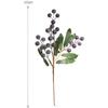 Festive Garland Decor Christmas Tree Ornamental Purple Blueberry Decorations For Christmas Long-lasting Artificial Leaves