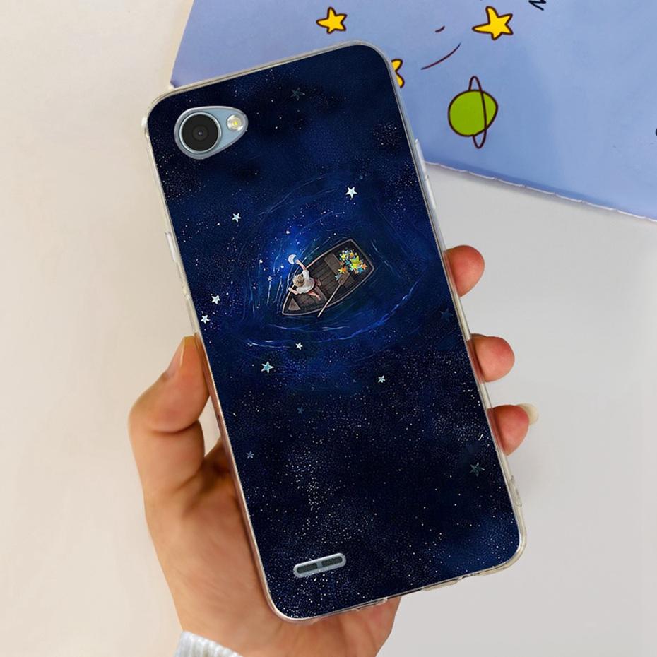 For LG Q6 Q6a Q6+ M700 X600K X600L X600S Cute Flower Cat Painted Phone Case For LG Q6 Plus Q 6 Alpha Soft Silicone TPU Cases