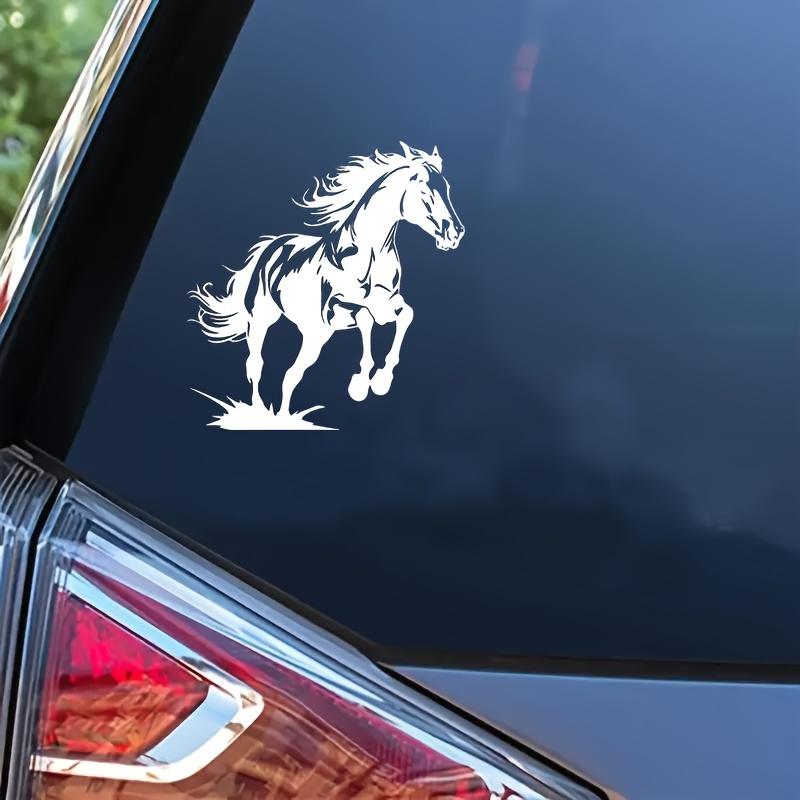 High-Quality Horse Silhouette Vinyl Decal Durable Waterproof Sticker for Laptops Trucks Wall Decor