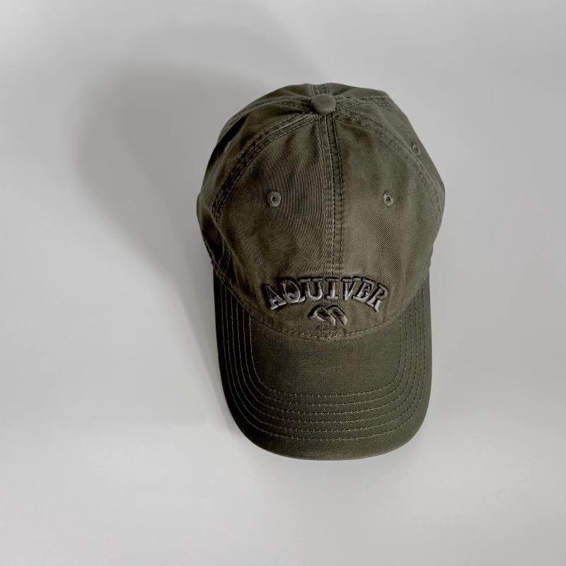 High quality Three dimensional Letter Embroidered Baseball Cap Trendy Korean Version Deepened Widened Face Shape Men and Women Baseball Cap