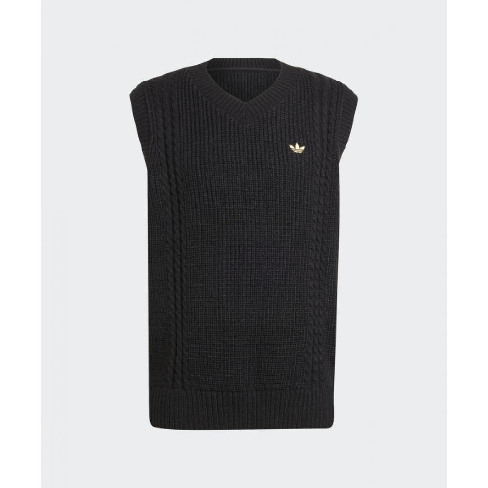 Adidas 70s Knit Vest   Black Jn5975