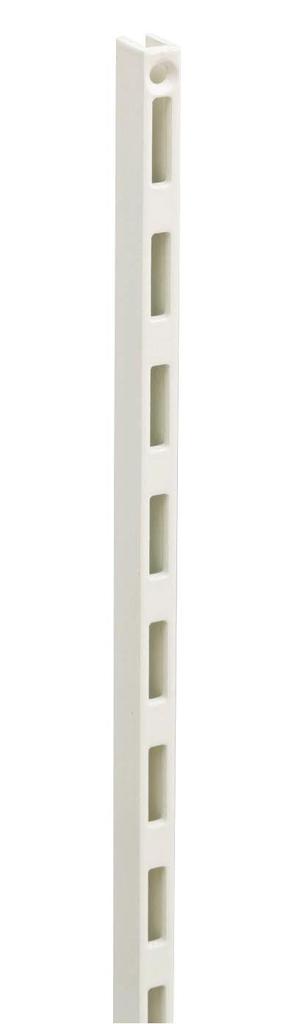 Wood One Kanamono Shelf Single Set of Post, White, [Length 1209mm], 2, MKTTS12-2-W