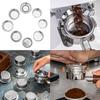 Coffee Machine Handle Powder Bowl Bottomless Coffee Filter Screen Stainless Steel Material Coffee Machine Filter Baskets