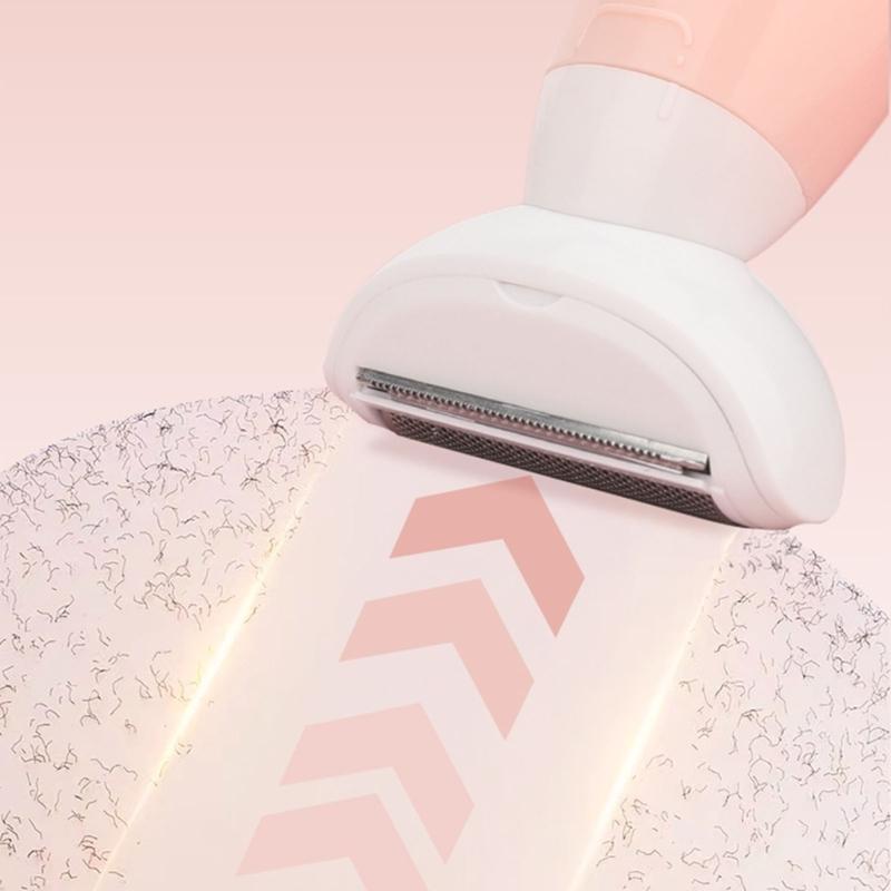 Portable Women Hair Remover Set Plastic Eyebrow and Nose Trimmer USB Rechargeable ABS Texture Suitable for Own Care
