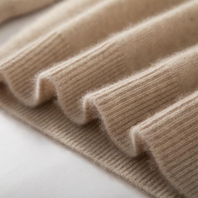 Fanzhen Men's 100% Pure Cashmere Turtleneck Sweater