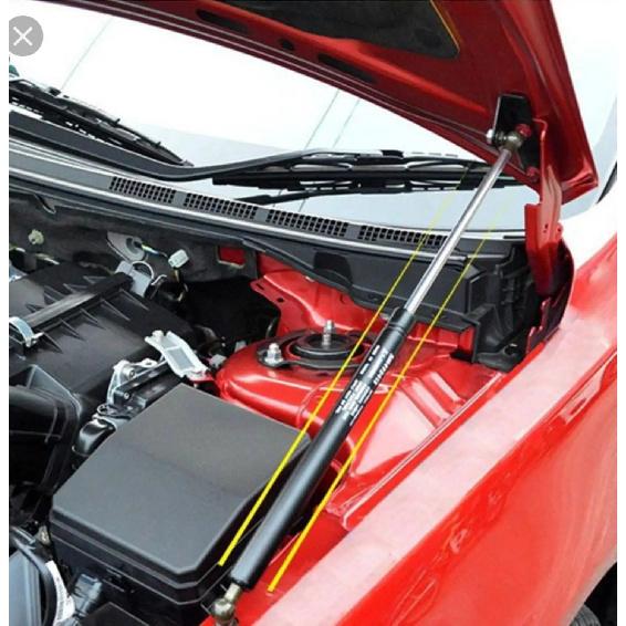 2PC Hood Modify Damper For ALFA ROMEO MITO 955 Hatchback 3-door 2008-2017 Front Bonnet Gas Struts Lift Support Shock Piston Rods