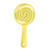 Hanging Hole Solid Color Hair Brush Mosquito Coil  Shape Scalp Massage Comb  Hair Accessories