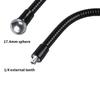 Flexible Snake Tube Phone Stand Clamp with 360 Rotation 4 Length Option 17.4mm Universal for Desktop Bedside Mounting