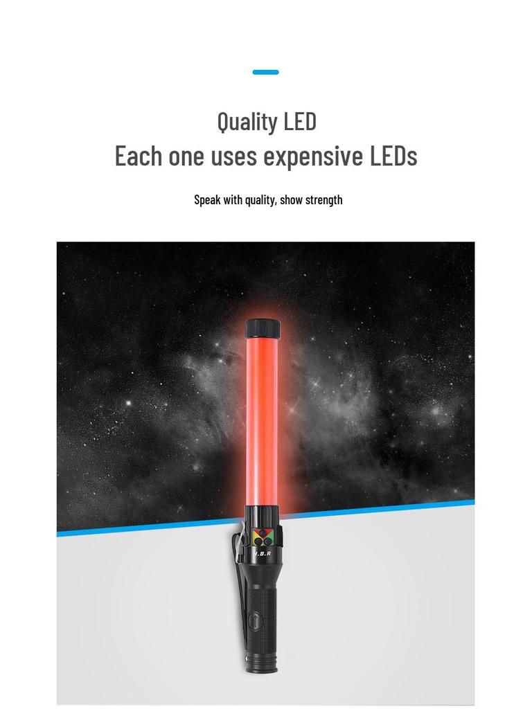 Infrared LED Flashing Traffic Signal Stick