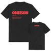 Koszulka z definicją obsesji na punkcie filmów grozy, bawełniana, z krótkim rękawem, damska, letnia, streetwear, unisex, casualowa, luźna, z okrągłym dekoltem