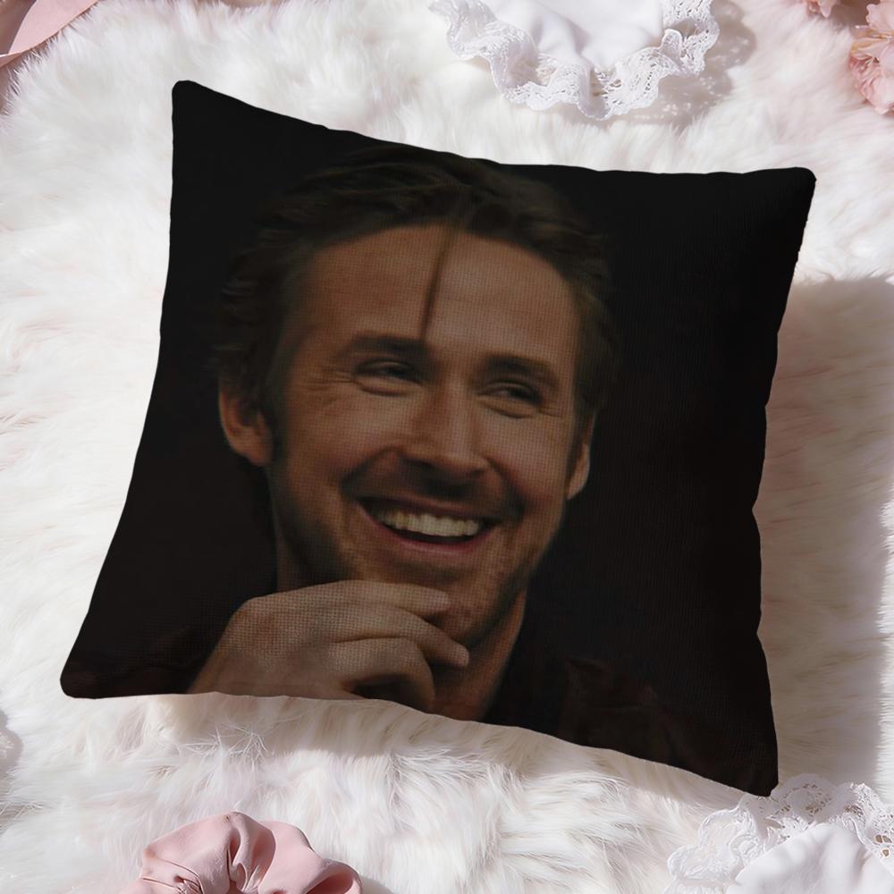Federa Cuscino Singer R-Ryan Gosling Comfort Premium Reversibile - Design Due in Uno per Qualsiasi Stanza & Interno Auto