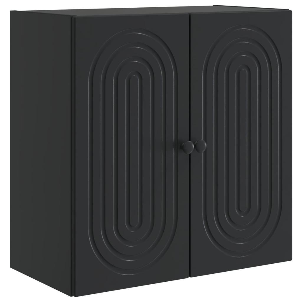 Wall Mounted Cabinet Black 59 x 31 x 60 cm Particleboard