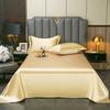 High End Satin Sheets, Soft And Comfortable Solid Color Sheets, Luxurious Single And Twin Bed Sheets