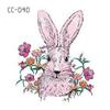 Adesivi Tatuaggio Cartoni Animati Animali Adorabili: Design di Gattini, Cuccioli e Coniglietti Carini